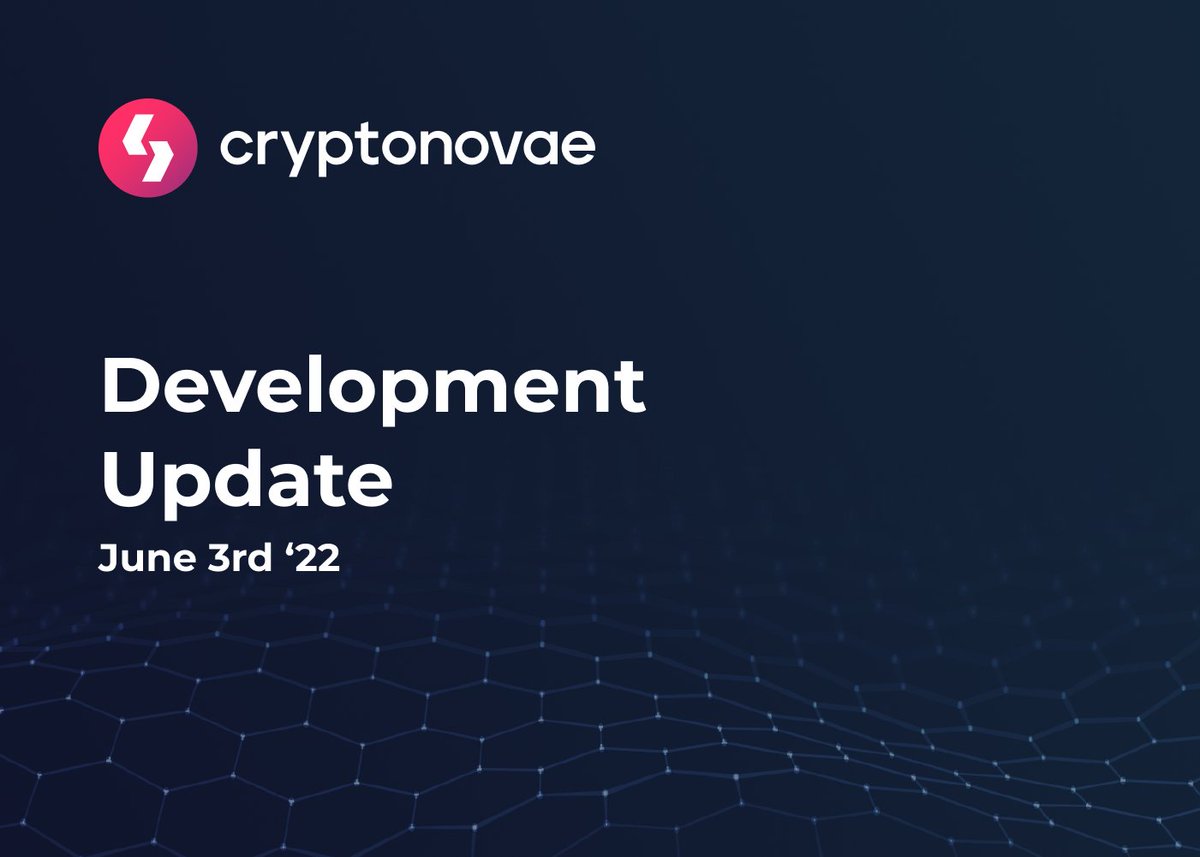 Crypto_novae's tweet photo. Check out the latest development update coming from our dev team.

What's inside? 
Improvements in trading engine efficiency, marketplace progress, and user experience and interface improvements.

But don't let us tell you about it, check it out:
https://t.co/sP3RD0rwBd https://t.co/oLqMHUtM04
