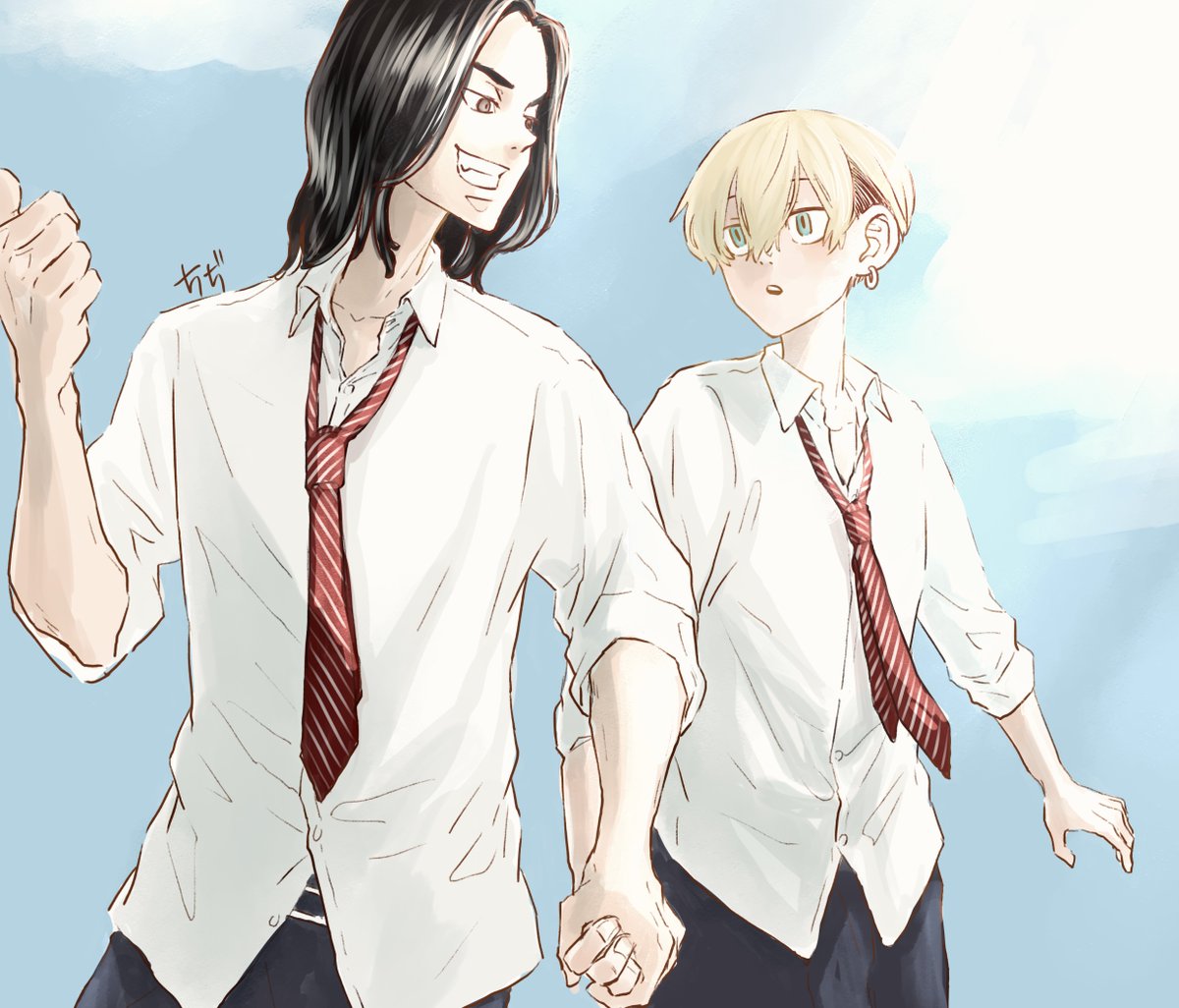 千冬ぅ、はやく行こうぜ