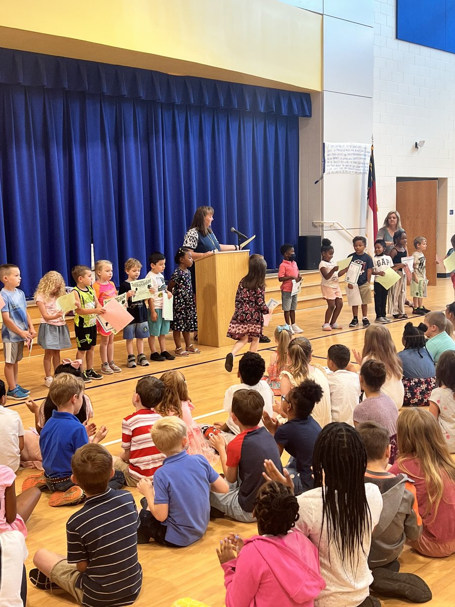 DouglassElemen1's tweet photo. Our kindergarten through 4th grade awards day was great! It was great to be able to celebrate our students in person! It’s always a great day to be an Eagle! @RCS_NC https://t.co/CFj3Etfcc2