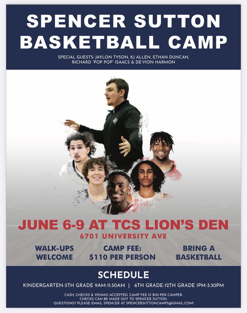 Come out next week! We can’t wait to meet everyone, see you Monday🏀