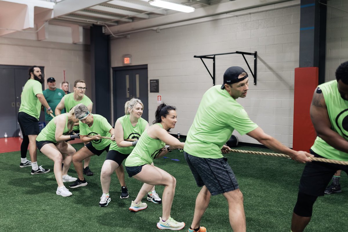 ConwayRegional's tweet photo. Today, the Conway Regional Health &amp; Fitness Center hosted the 2022 Corporate Games. Each team competed in a variety of physically challenging events, from kayak racing to team tug of war. Congratulations to Team UCA for finishing in 1st place! 🏆 

#OneTeam #CRHS https://t.co/bjml8c8Tni