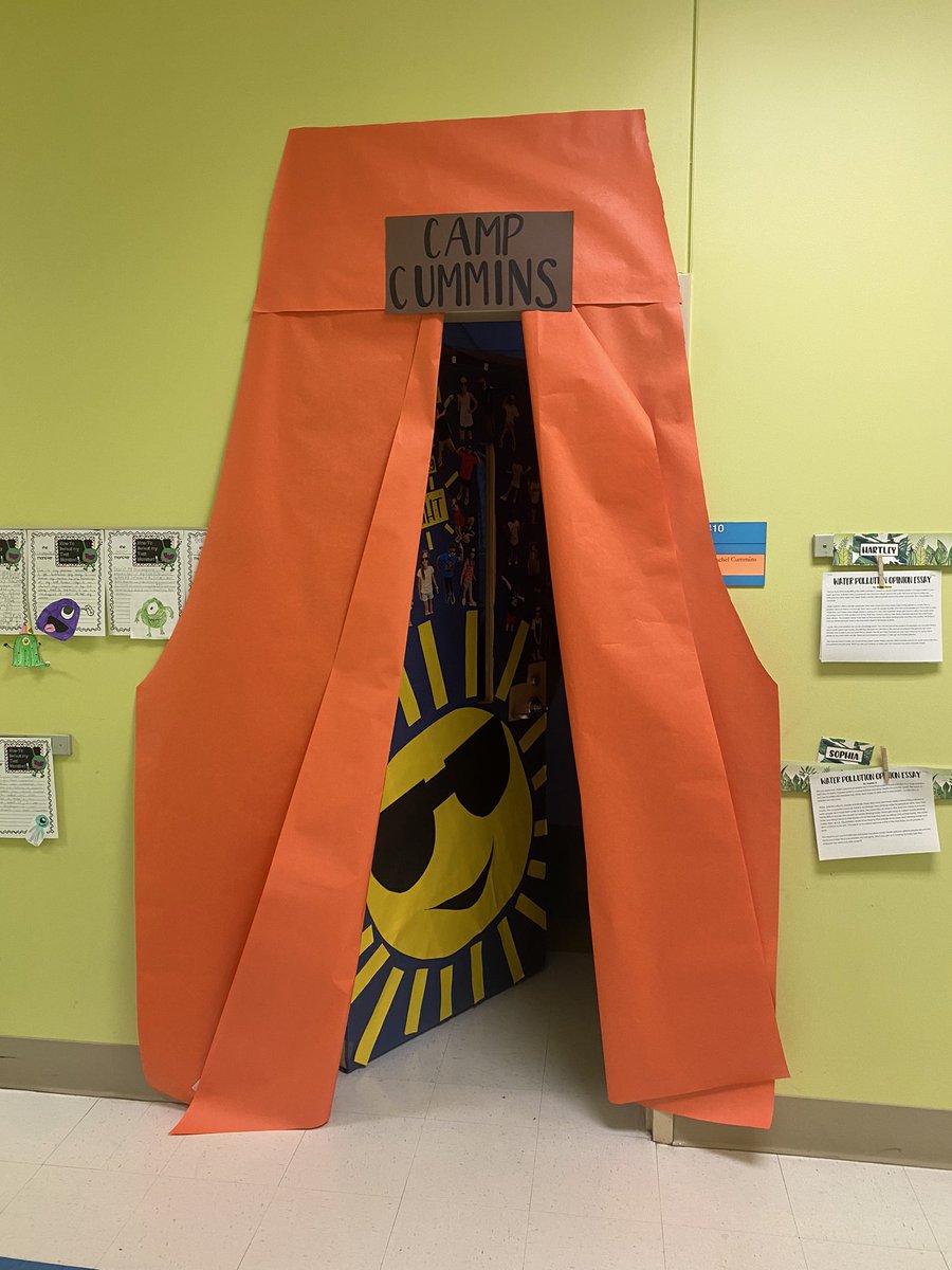 MsCumminsClass's tweet photo. Next week Camp Cummins is in full swing for the last week of school! So excited for my students to come into school on Monday ⛺️🔦❤️ https://t.co/iSekJHBXGW