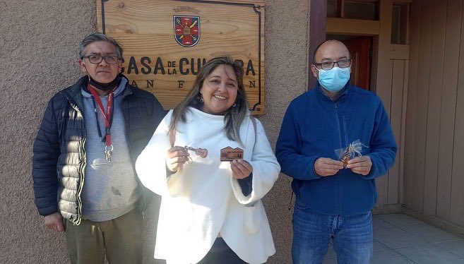 culturas_nuble's tweet photo. 📍Recorriendo de norte a sur nuestra región de #Ñuble, la seremi Scarlet Hidalgo Jara se reunió con los alcaldes de #SanFabián 🏔 Claudio Almuna y #Yungay 🪵🐑Rafael Cifuentes. 
📌 Las autoridades pudieron proyectar el desarrollo cultural de sus comunas. https://t.co/eQ4gHyebWj