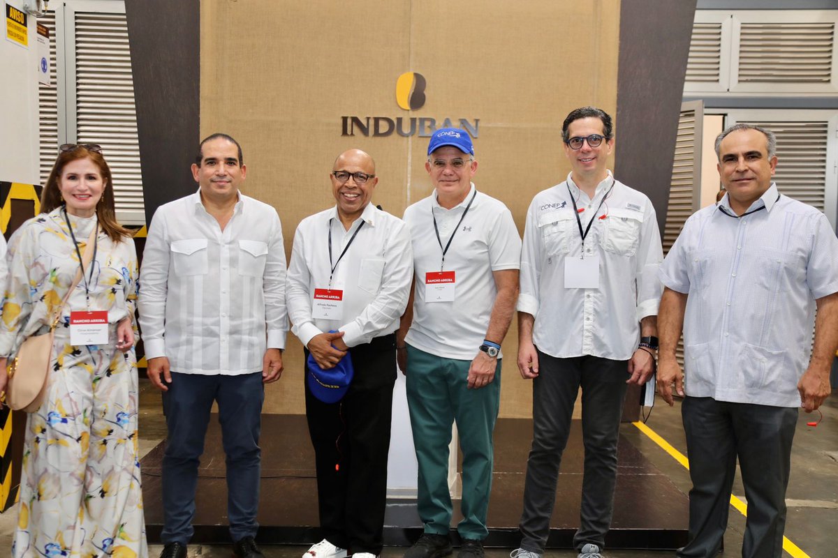 IndubanSAS's tweet photo. Agradecemos la visita de Legisladores de la Rep. Dom., @airdmedia y @conep_rd, como parte de su Jornada de Socialización, donde nuestro presidente ejecutivo Manuel Pozo Perelló y el vicepresidente Jorge Perelló, les mostraron nuestros procesos de producción de #LoMejorDeLoNuestro https://t.co/sgjoml4FAJ