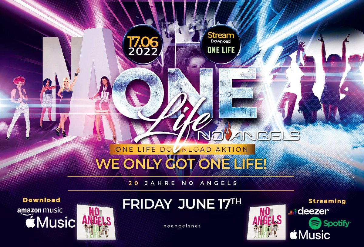 noangelsfans's tweet photo. um das Wochenende des Konzertes unserer No Angels am 18. Juni in Berlin einmalig und wunderschön zu machen, rufen wir zur Download-Aktion auf!

#noangels #onelife #fanaktion #download #stream https://t.co/OBRE5k35YX