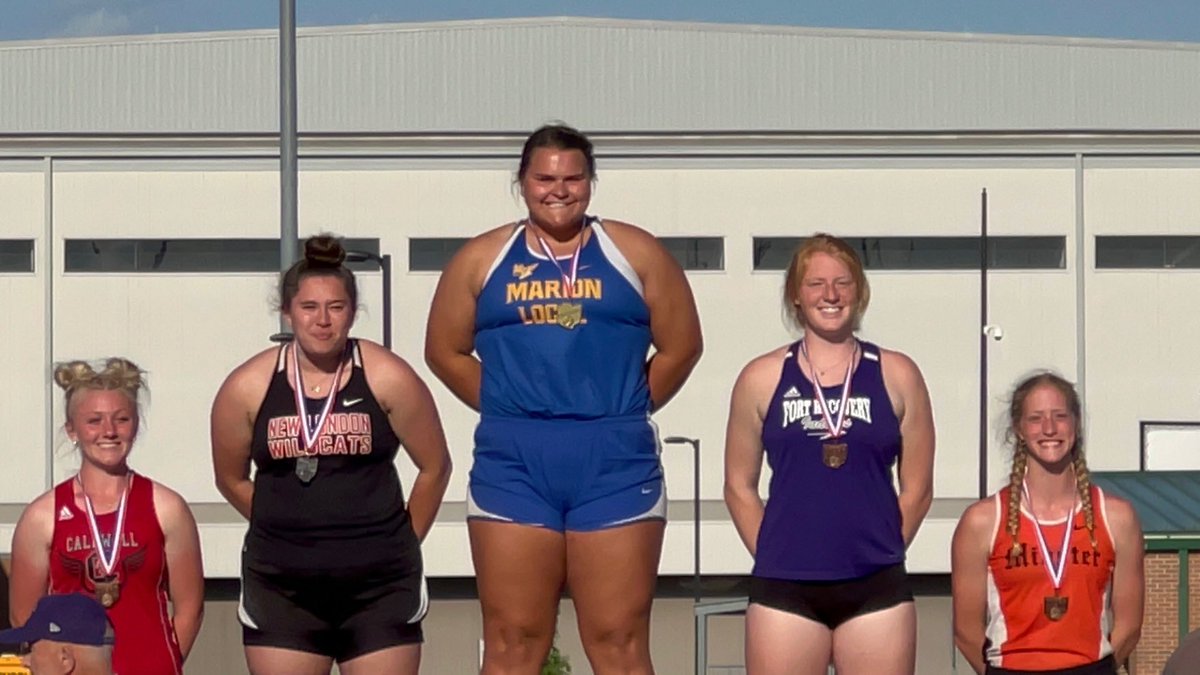 ML_Flyer_Track's tweet photo. Our second All Ohioan stands atop the podium as Senior Molly Winner goes 43’ for a Shot Put State Title!!!!! https://t.co/KNtmhyLf89