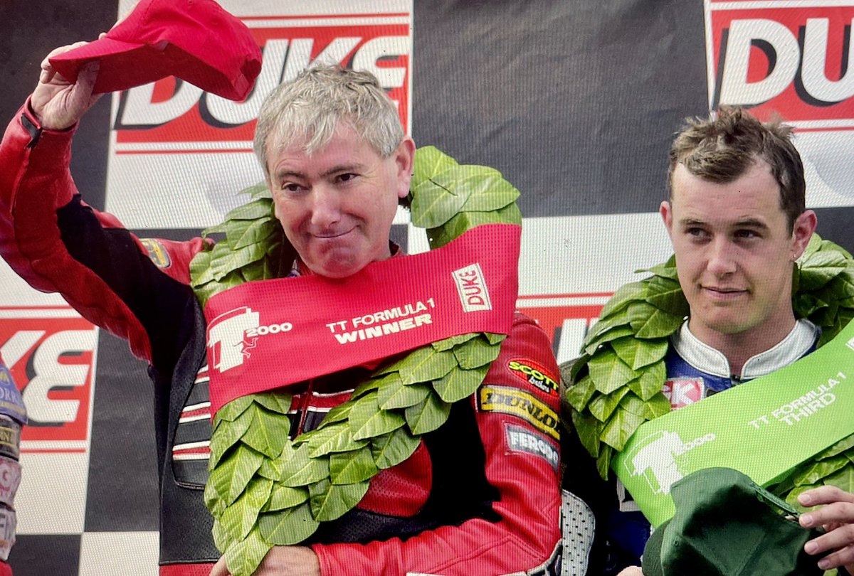 sdbikephoto's tweet photo. Hard to believe the fresh faced kid who stood beside his idol on the F1 TT podium 22 years ago will be starting his 100th TT race in this year’s Superbike race. What a journey it has been. https://t.co/vIwQ1eTUJV