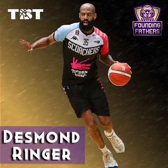 🚨PLAYER ANNOUNCEMENT🚨

A new face to the squad (and another honorary Duke)…Desmond Ringer joins the Founding Fathers following recent professional stints in Germany and United Kingdom‼️