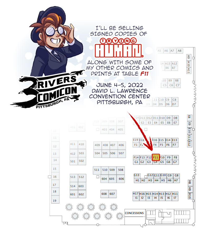 I'll be at <a href="/3riverscomicon/">3RiversComicon</a> !