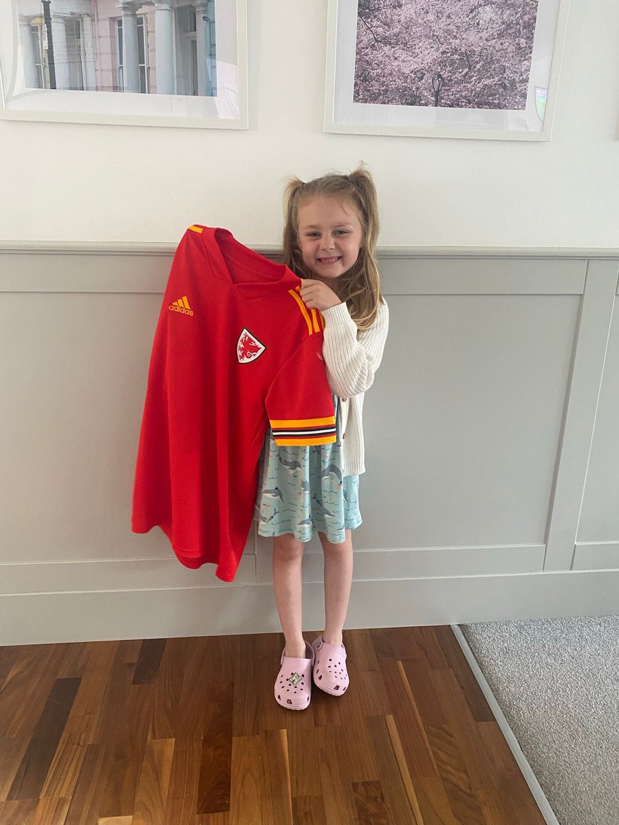 RandyRalphSDC's tweet photo. @edsheeran so my niece Maggie went to her first ever concert….. an Ed Sheeran concert in Cardiff Saturday. She was lucky enough to be given your Welsh shirt you wore on stage and it would mean the world if we could get it signed….. any chance!? 😂 https://t.co/ymS1xT4O3o