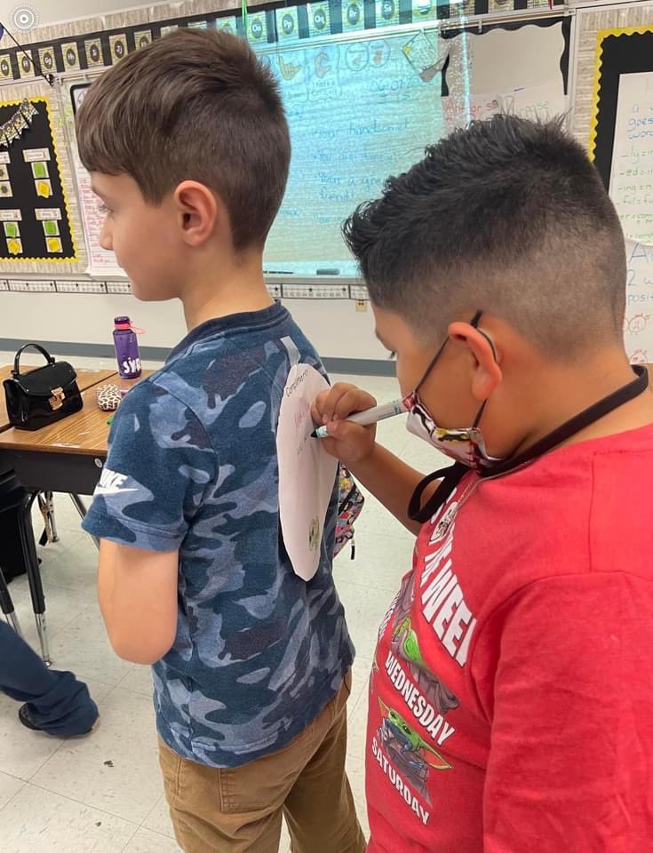 SPEDteachMrsW's tweet image. Second grade had a fun activity to help boast their self esteem. Students wrote complements on each of their classmates “turtle shells”. #teachertwitter #selfesteem #tpt #teacherspayteachers #teaching