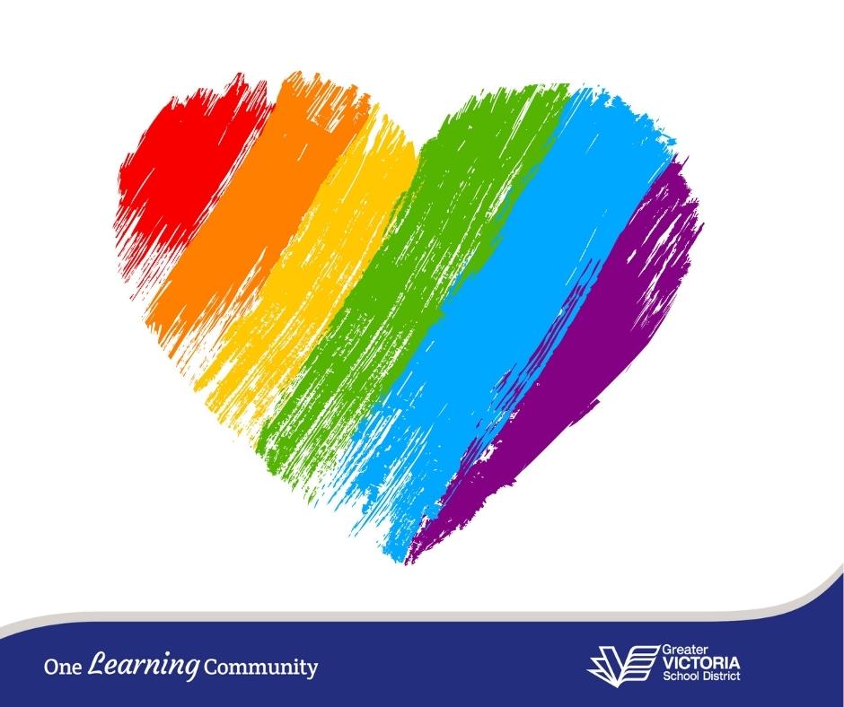 Happy Pride Month! All students and staff deserve to feel safe and welcomed at school regardless of who they are or love. At SD61, we believe diversity is our strength and celebrate each individual's uniqueness—and proudly support our 2SLGBTQIA+ communities! 🏳️‍🌈 #Pride2022