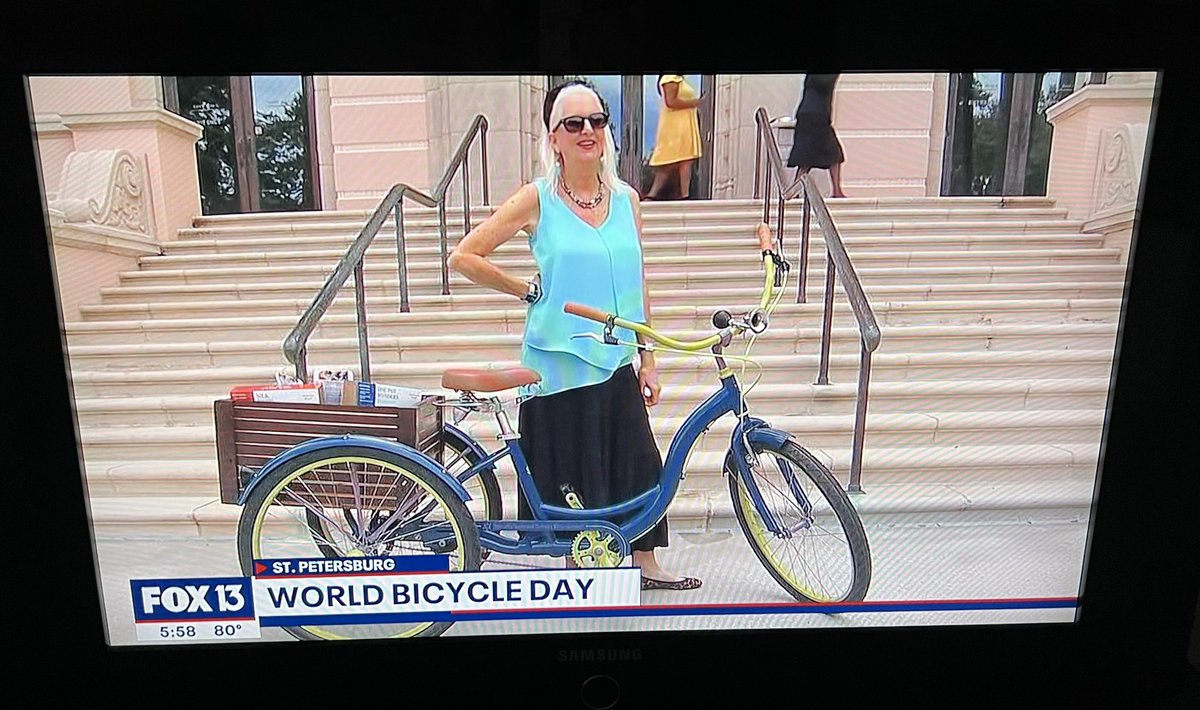Back at City Hall…and it’s World Bicycle Day!