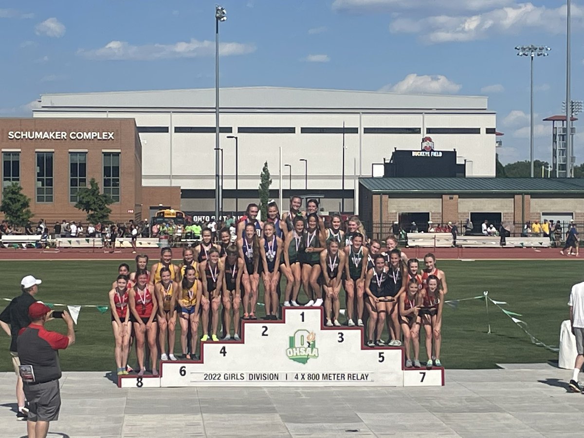 Your Medina Girls 4x8 team of Jenna Razavi, Rachel Smith, Kayla Kutcel, and Mia Heine are STATE CHAMPS!