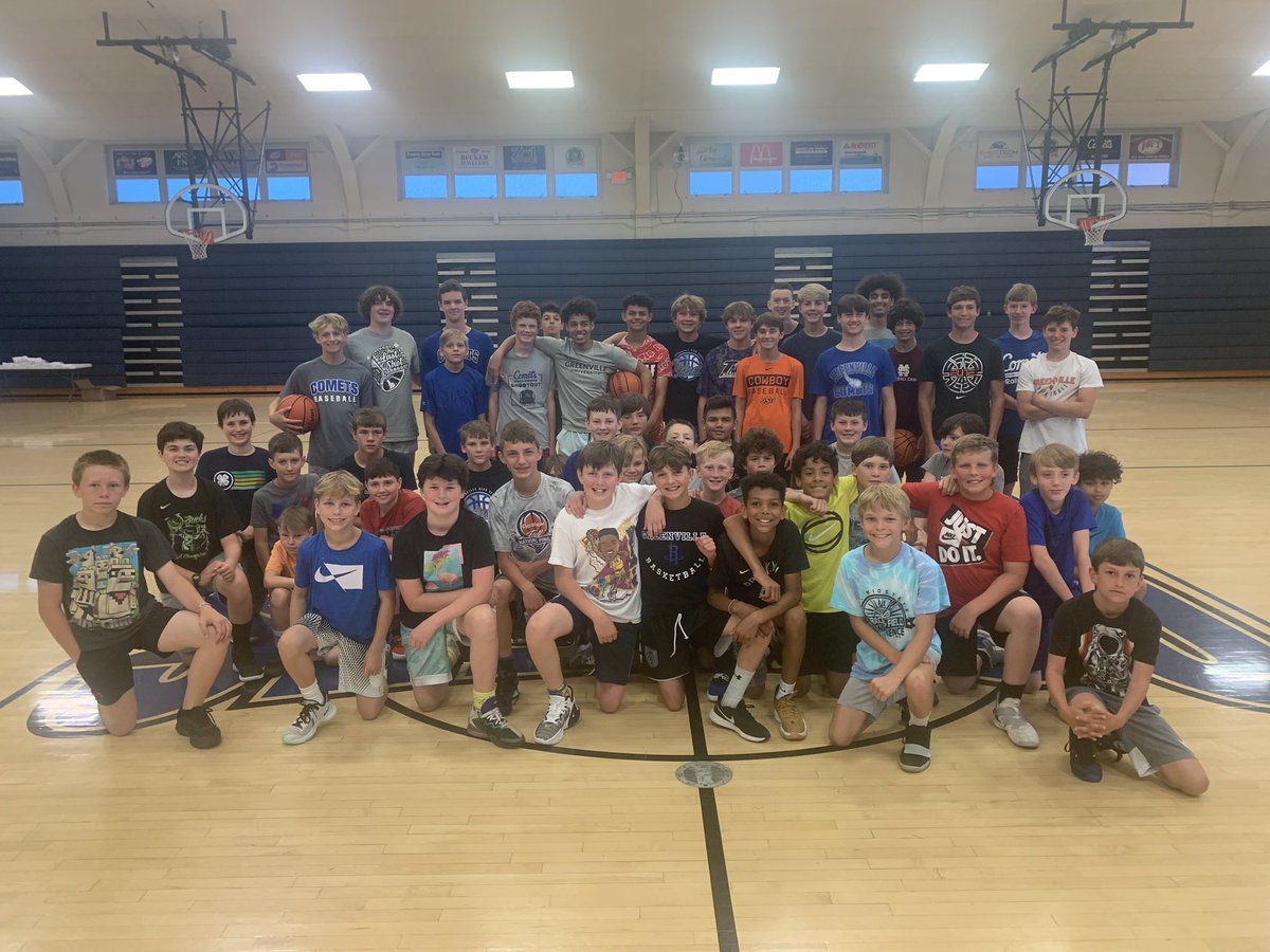 ghs_comets's tweet photo. 6th-8th grade campers.  Great job everyone.  Future Comets! https://t.co/qI26NNNWRk
