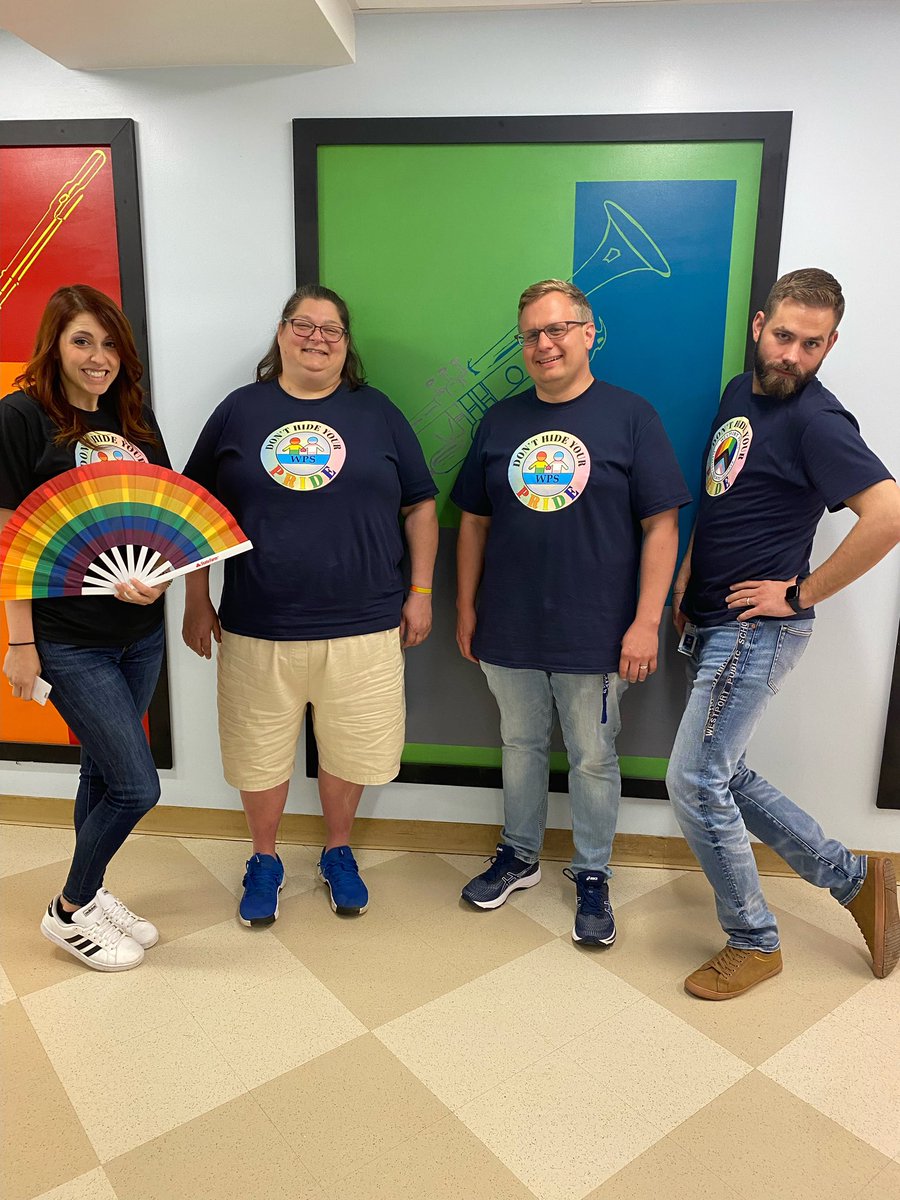 The home team, celebrating Pride Month!