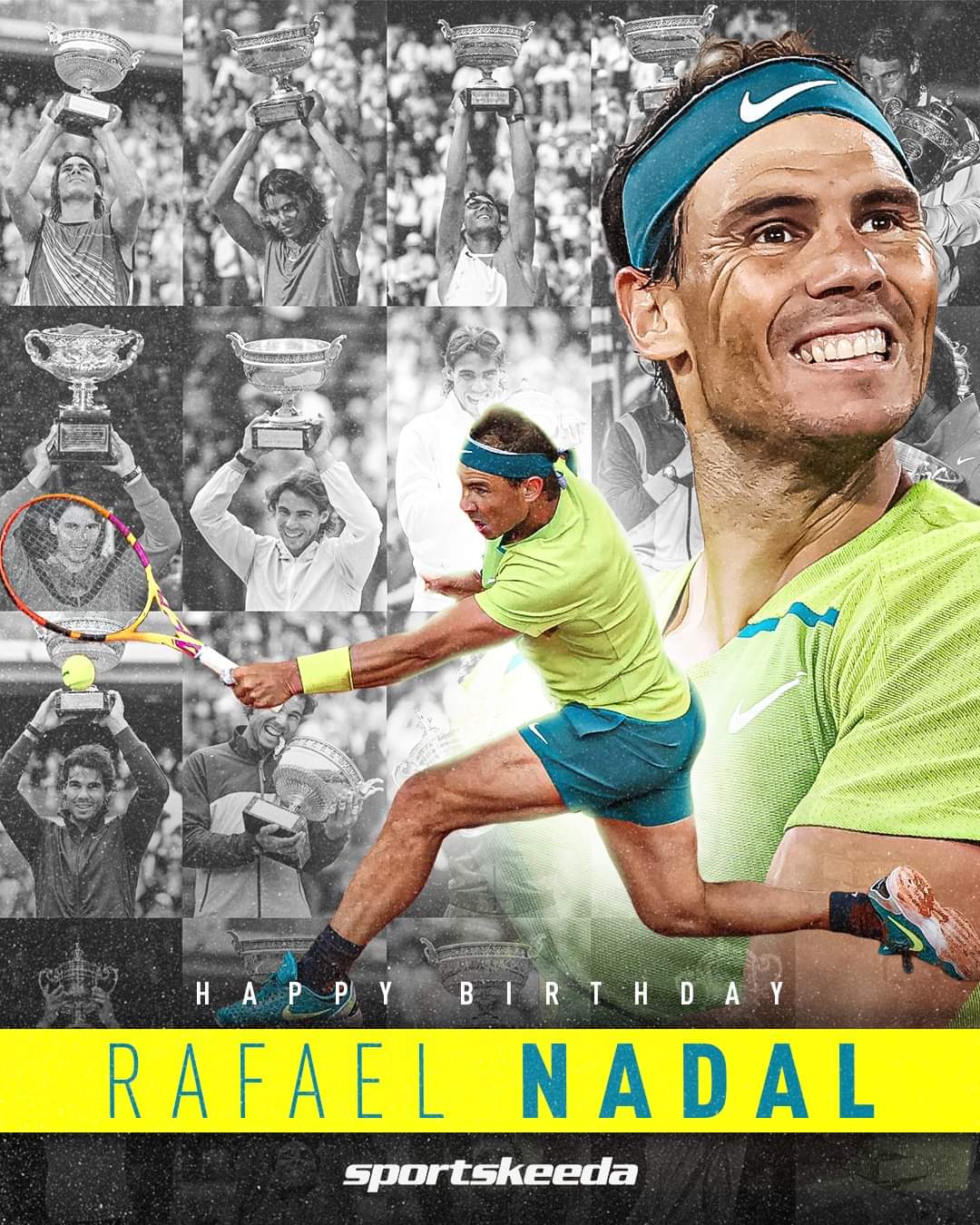 Happy birthday legend Rafael Nadal 