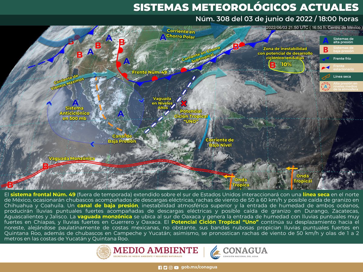 CONAGUA Clima tweet media