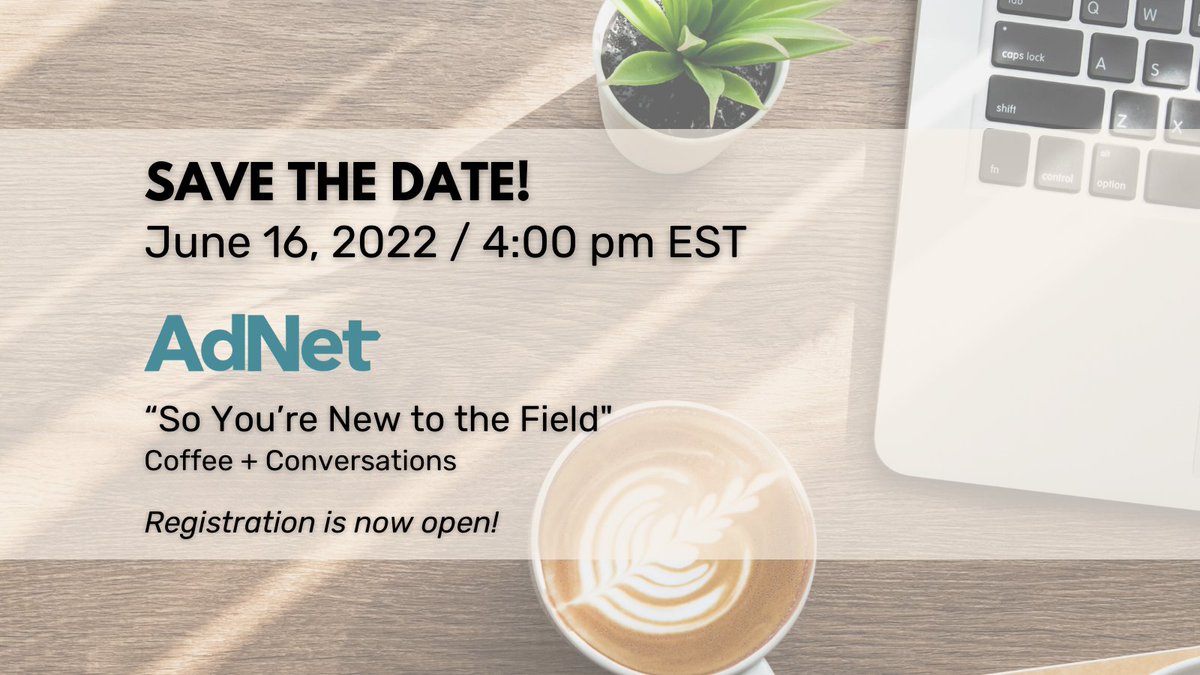 AdNetCF's tweet image. Coffee &amp;amp; Conversation sessions are open to Adnet members and non-members within the community foundation field. Join us on June 16! adnetcf.org/about-adnet/ed…