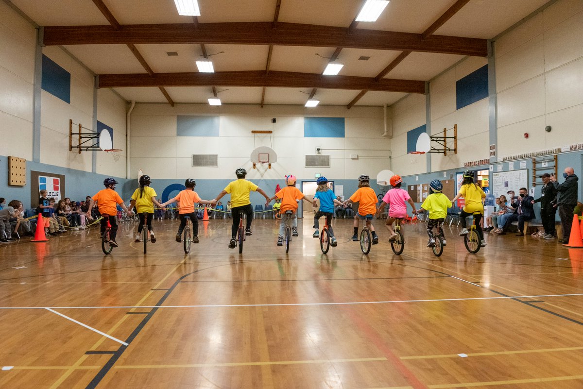 PPSConnect's tweet photo. Today our students at Woodmere have their Unicycle Assembly. 

The students demonstrated some impressive skills!

To see more photos of this fun event, visit: https://t.co/uSTfo80hih https://t.co/lGisf2qc2H