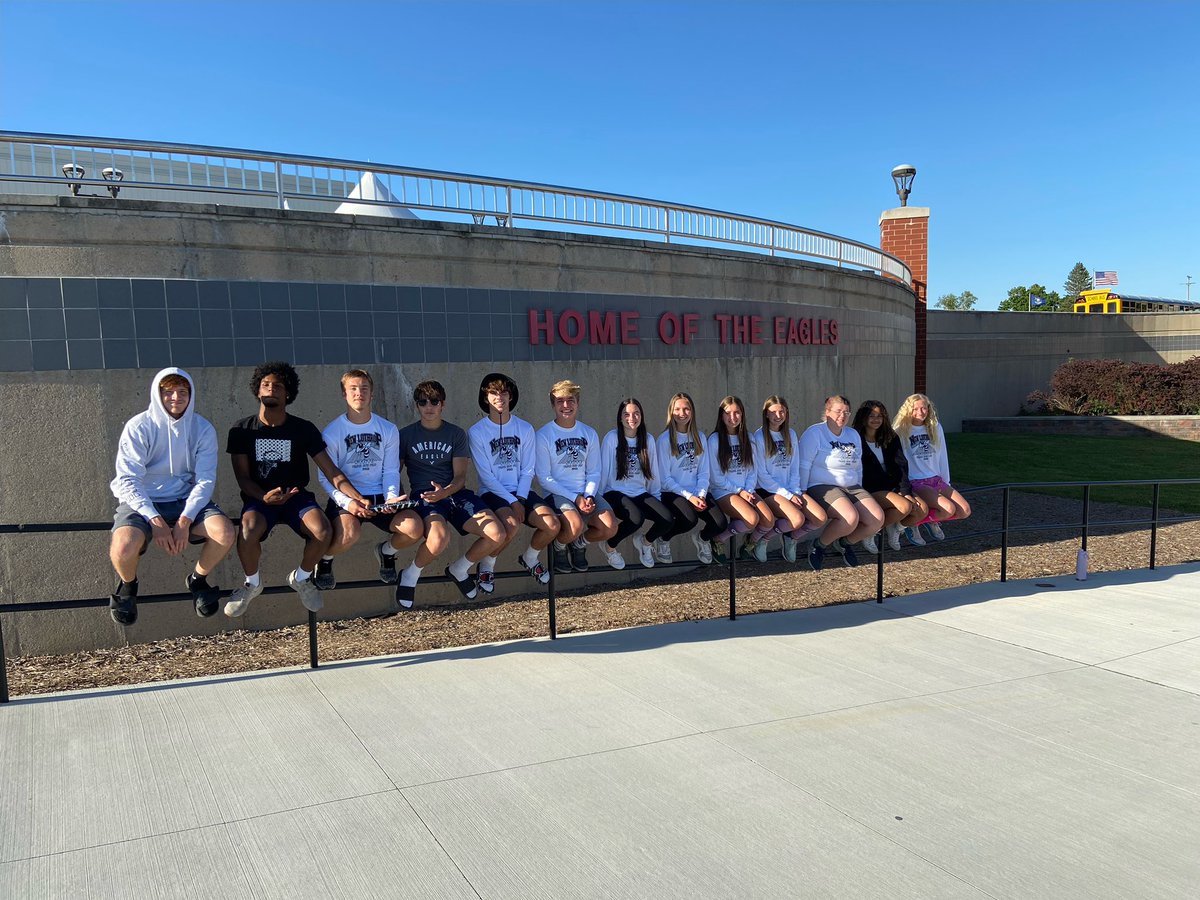 Last one for now. All of our state meet athletes! #hornetpride #NLWay