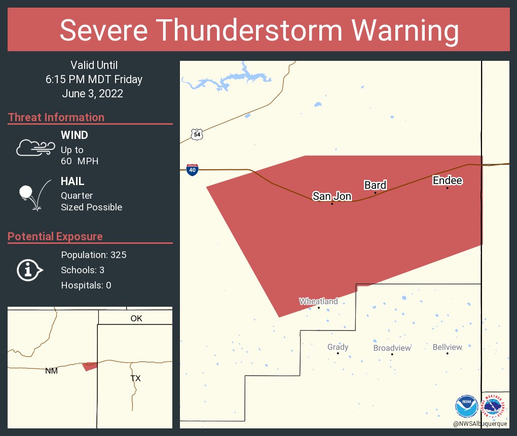 NWS Severe Tstorm on Twitter "Severe Thunderstorm Warning including