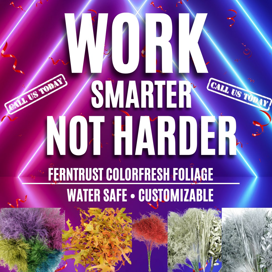 FerntrustInc's tweet image. FernTrust offers all the solutions for your colored needs! Call us to book! 
#americangrown #colorenhancement #ferntrust #originmatters #custom