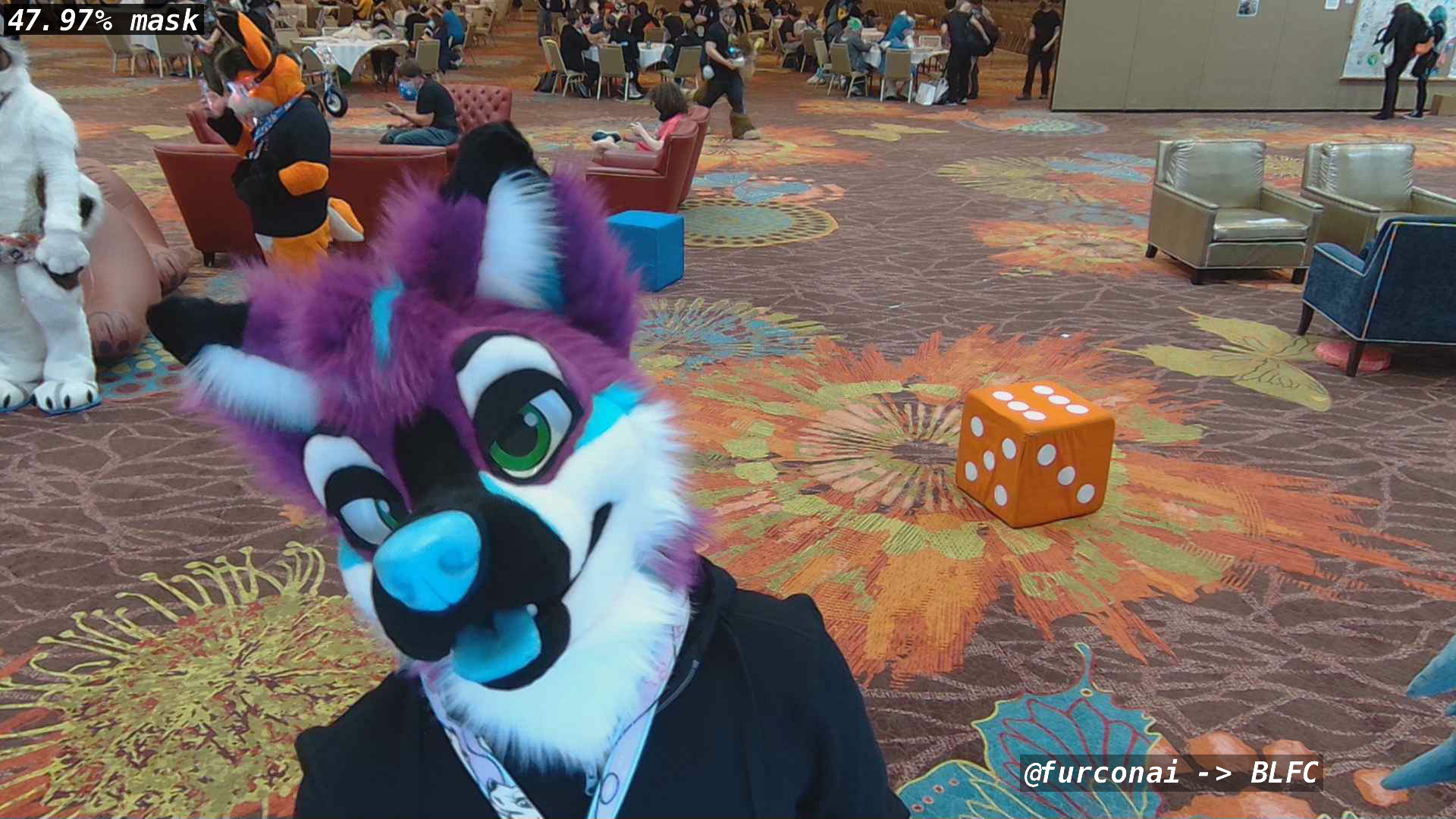 Fur Con AI on Twitter: "I'm a mask, Come check out what you are at BLFC ...