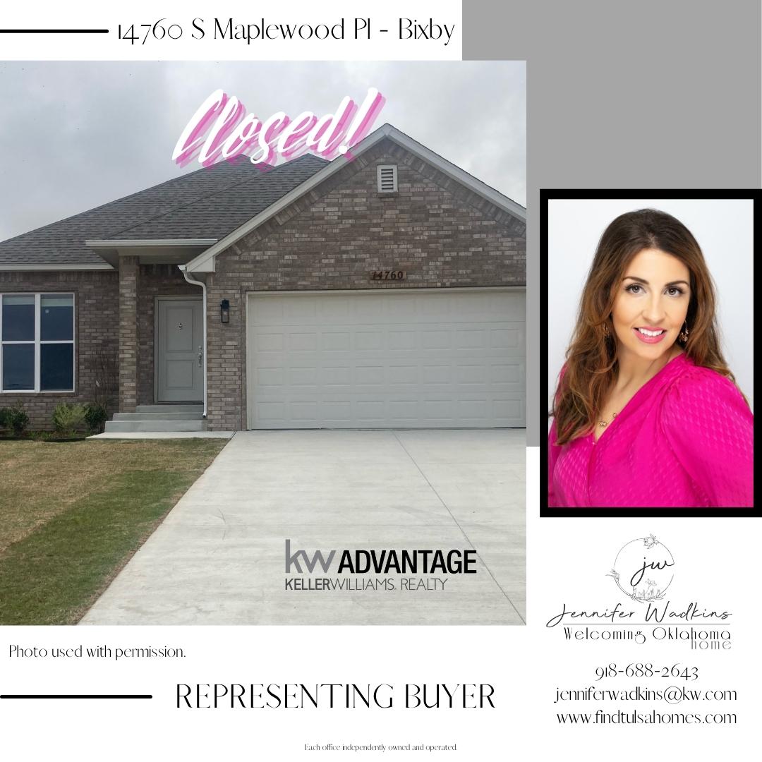 JenWadkinsHomes's tweet photo. Closed on this new construction home w/Glenwood homes in Bixby! So happy for my buyers! Welcome to your new home!

Photo used with permission.
#jenniferwadkinshomes #findtulsahomes #kellerwilliams #oklahomarealestate #tulsarealtor #closings #closingday #closed #buyersagent #sold https://t.co/feGskTZS7y