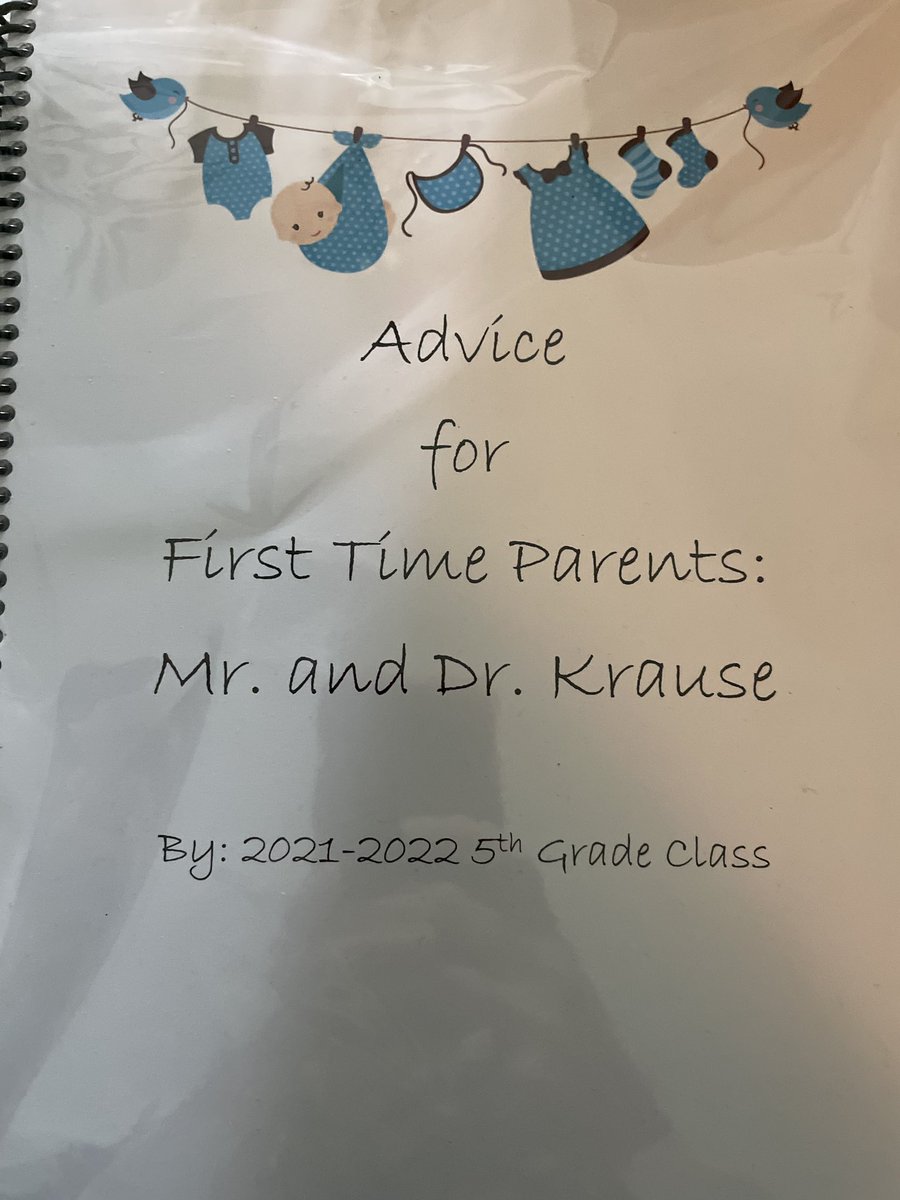 DrKrause_EDU's tweet photo. Thank you to my amazing class for throwing me a baby shower I will never forget!!💙🍼 #EHFamily https://t.co/Inbbd9YWPy