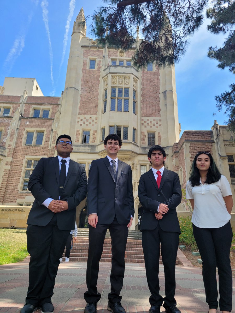 Andrew Ceballos, Mariah Rubio, Ryan Dawson-Messer, &amp; Diego Olvera from Dr. Gupta’s Physics class were finalists in the Nanovation 2022 competition. The event was organized by UCLA's California NanoSystems Institute (CNSI). Students created business proposals based on Nanoscience.
