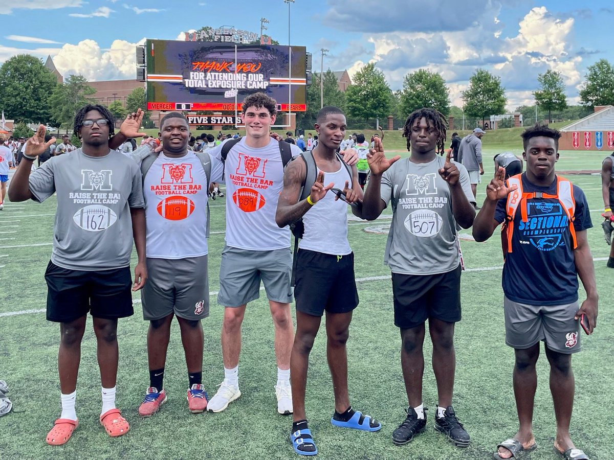 Big Shout out to the Viking Community for helping some Vikings attend Mercer University Mega Camp. Go Vikings!! #onelowndes
