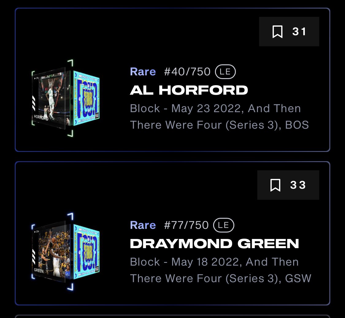 E_Mon94's tweet photo. First ever Rare set completed ☑️ Double digit serials only 🤩 #ATTW4 #NBATopShotThis @nbatopshot https://t.co/RDsKV2YGv2