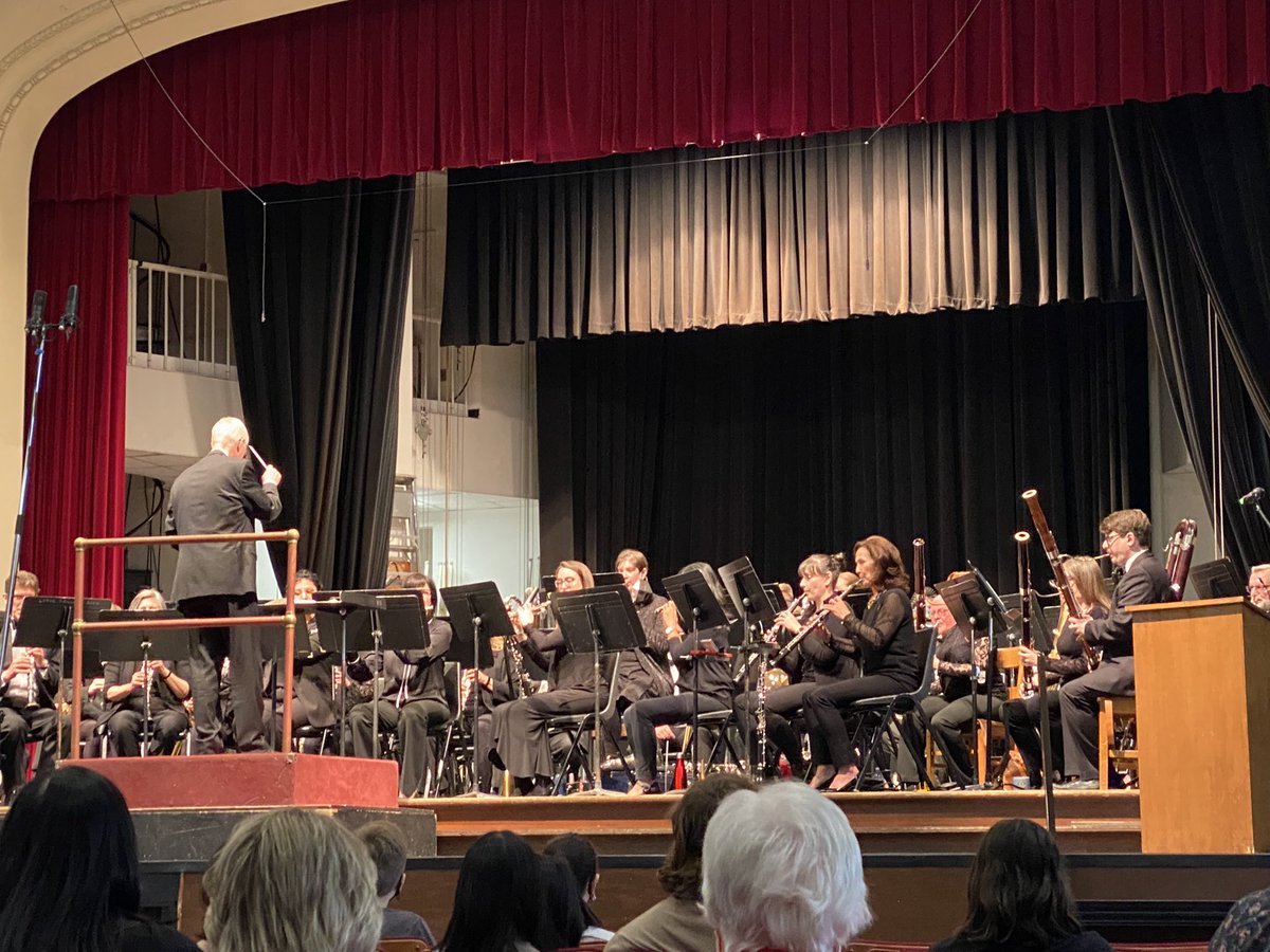 AquagirlRocks's tweet photo. Ray Baril in his 23rd season #edmontonwinds @MacEwanU beautifully conducted at #convocationhall a special concert! https://t.co/3EjbPry62h