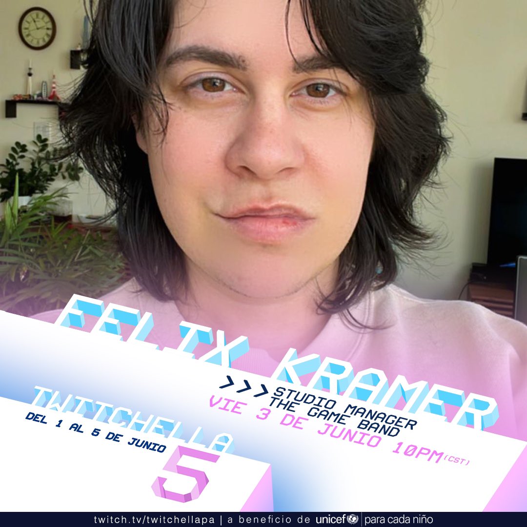 Acompáñenme a hablar sobre “El Arte en los Videojuegos” con dos grandes: <a href="/legobutts/">felix</a> y <a href="/VincentPerea/">Vincent Perea</a> en el marco de <a href="/TwitchellaPA/">Twitchella Stream Fest Panama</a> 🙌🏻 Y de una aprovechan para donar y apoyar las iniciativas de <a href="/unicefpanama/">UNICEF Panamá</a> 

Twitch.tv/eldavidyestefi… 👈🏻 10PM (CT) / 8PM PT / 11PM ET