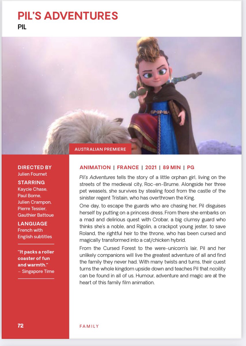 Merci <a href="/CharentonClaire/">Claire Charenton</a> for organising for #base4 Ss @AnnesleySA  to view ‘Pil’s Adventures’ this week - what a wonderful movie! #FrenchFilmFestival2022