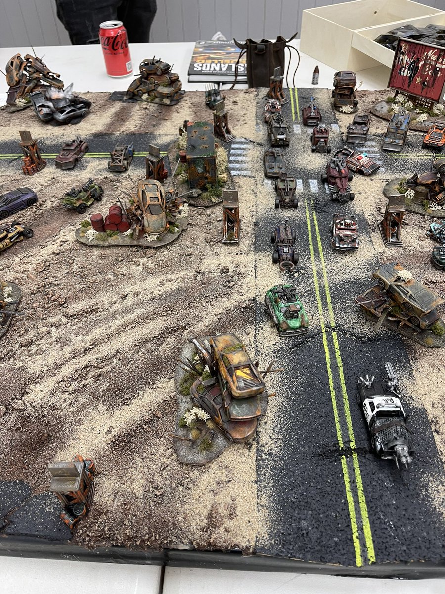 WAWildlings's tweet photo. Club tonight hosted GasLands, What a great game! So much fun!! @gaslands_game can’t wait to play again - I’m a convert https://t.co/u91mCI6D6W