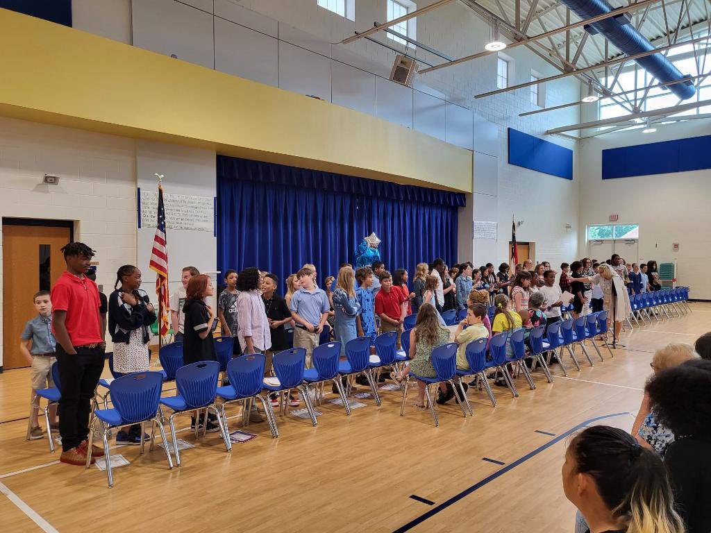 DouglassElemen1's tweet photo. 5th grade graduation at Douglass!! It’s a great day to be an Eagle! We will miss them so much!! @RCS_NC https://t.co/dImUMd97Gl