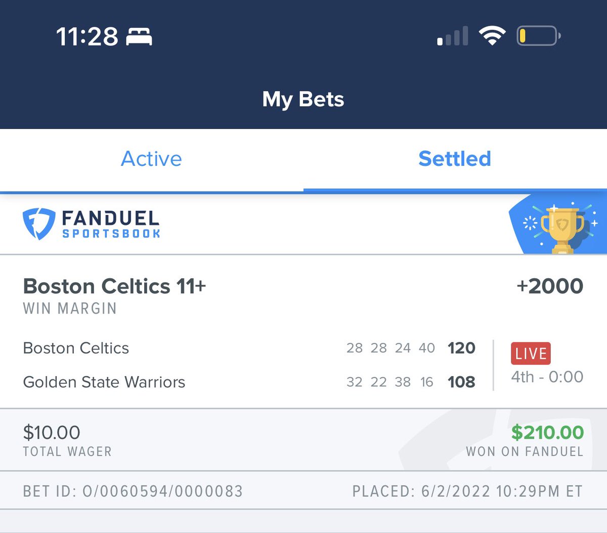 OneOnesie's tweet photo. Celtics was down by 12, got me money by being up by 12, God is good, god is great. If you watched the game then you know. https://t.co/xB197E37BG
