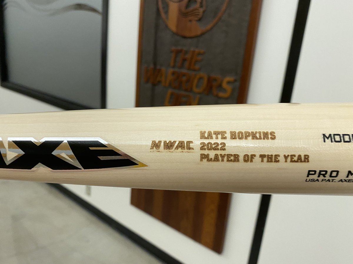 Congratulations to our two time All-American outfielder Kate Hopkins for her NWAC Baden Softball Player of the Year honor! The highest honor in the NWAC couldn’t have gone to a better player and person! #kater #recordyear #warriorfamily
