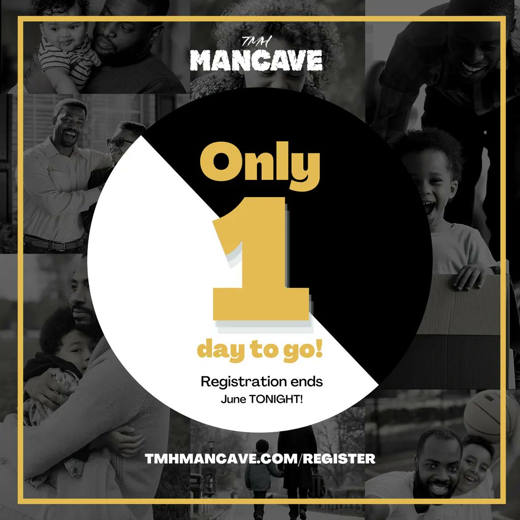 TMHMANCAVE's tweet photo. Me: 
You 🫣 
Registration ends TONIGHT, don't get caught slipping! 😌🤣😊
Visit https://t.co/mzZsfVJmEF to register NOW!

Be sure to use the #TMHMANCAVE and tag us to let us know you're in the building! https://t.co/KH6nLz4KdY