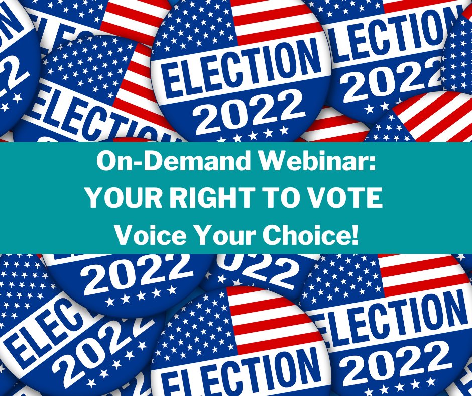 DisabilityCA's tweet photo. California’s primary election is 6/7, and DRC wants to make sure you're prepared. Watch this on-demand webinar to learn more about the importance of voting, your voting rights, and the voting process.
https://t.co/XR4YGnCoY4
#CripTheVote
#VotingWhileDisabled
#MyVoteCounts https://t.co/EGF10vQXtv