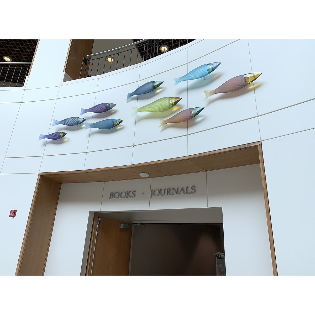 ArtsWA's tweet photo. Lummi artist Dan Friday’s “Schaenexw (Salmon) Run” is inspired by Indigenous Peoples' traditional ways of life and cultural connections to plants and animals. #ArchivesSustainability #ArchivesHashtagParty Explore more at https://t.co/LUakzbzU1l. #WAStateArtCollection @wsupullman https://t.co/KbFa5HrUQK