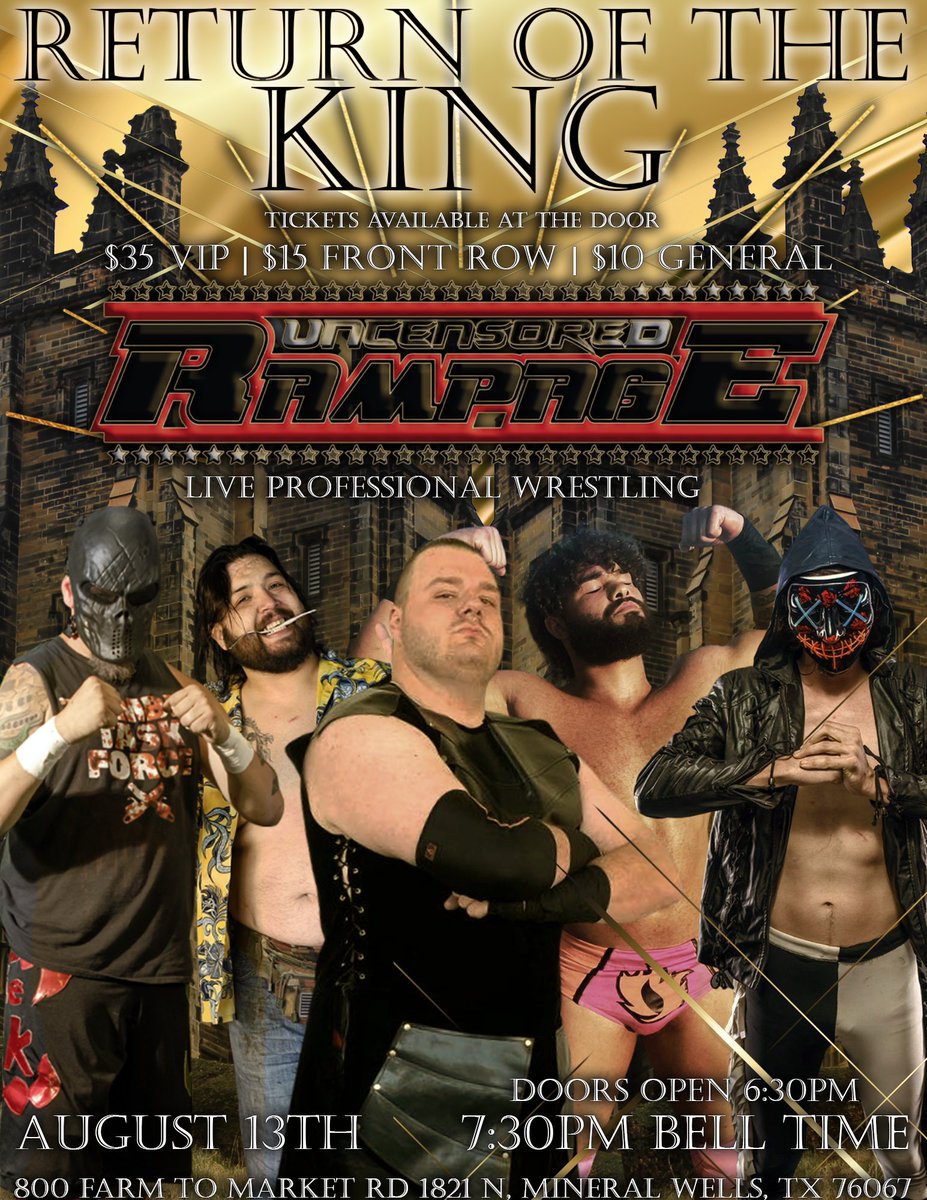 RampageASWTX's tweet photo. Been quiet here for a couple years. But Rampage is back baby. IF you follow my Devin Storm account @DamonSmith34  for the @IndyWrestleExpo and @PaleProWrestlin please follow me here as well. We have some unfinished business my people and I'm gonna need you!! https://t.co/uposVgIxYN