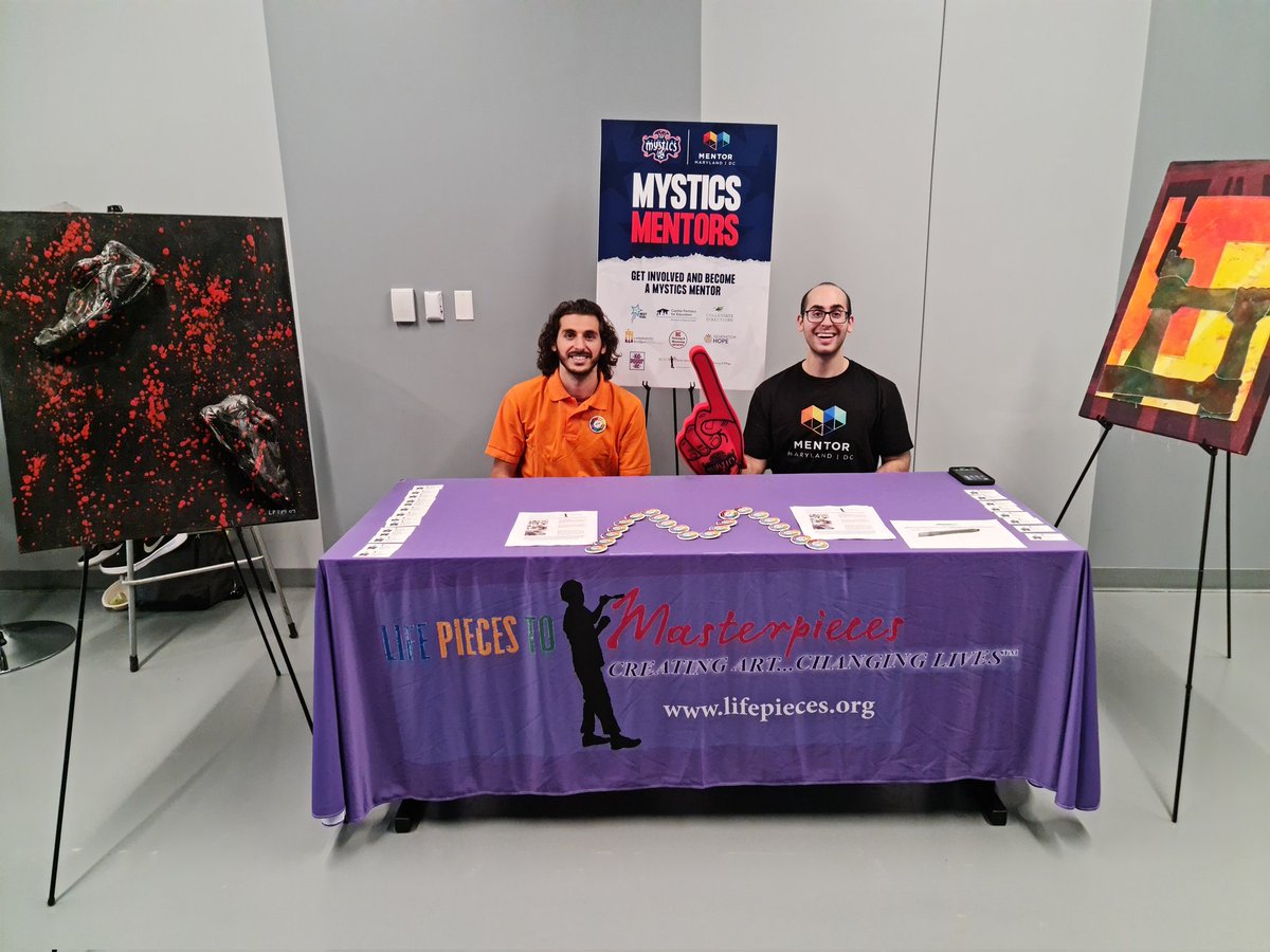 DaonMJohnson's tweet photo. @WashMystics @_LPTM Life Pieces To Masterpieces featured at Mystics! https://t.co/sXQWUX5WWD