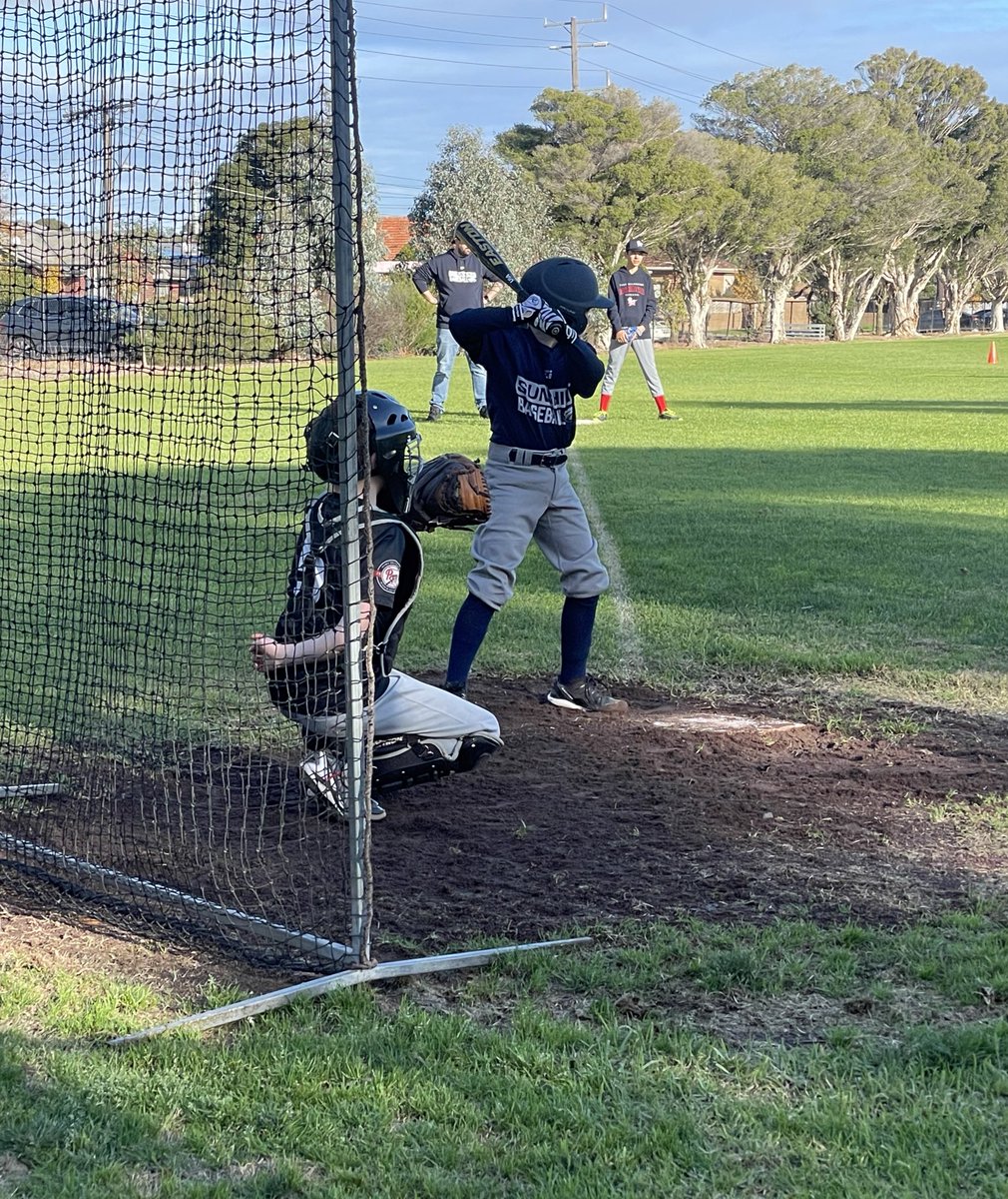 nyy_cate's tweet photo. Ethan so far this game: 2H, 2RBI, 1R.. and a brilliant play at home to get a runner out. That’s my catcher. ♥️⚾️ #MWBL #PortMariners https://t.co/UBPom132Qs