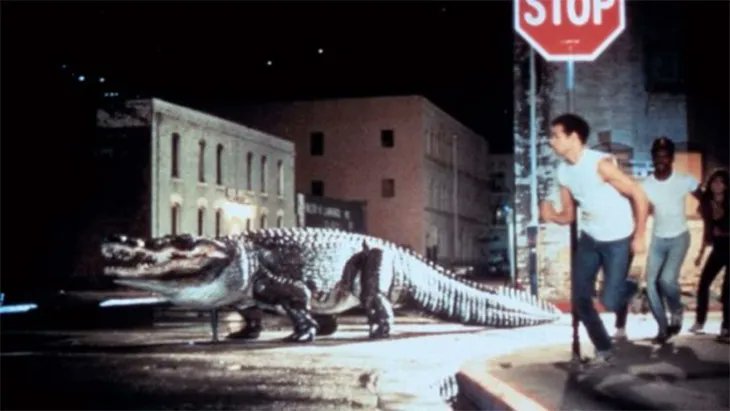 EugWSerra's tweet photo. On July 2, 1980, Alligator was released! #Alligator #RobertForster #RobinRiker #MichaelVGazzo #SueLyon #HenrySilva https://t.co/uIUFbhpWPP