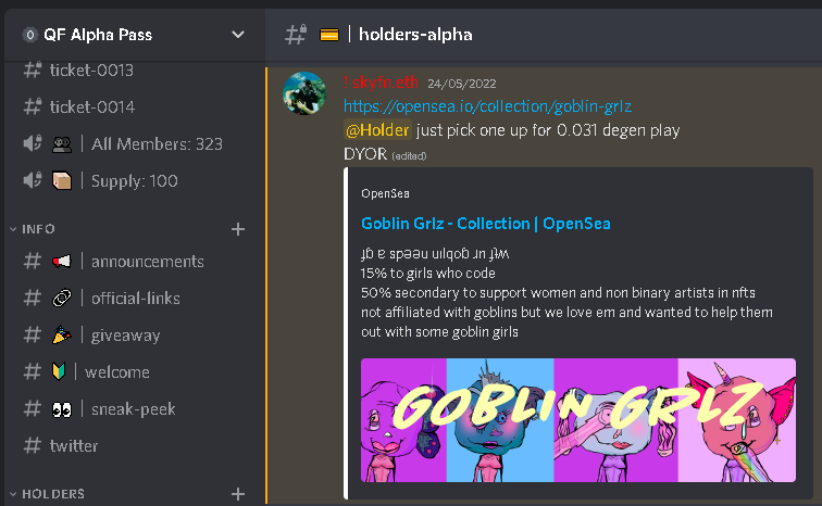 QF Alpha Pass tweet media