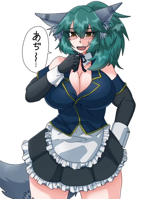 最近出番のないうちの脳筋メイド
(Chromi / my OC) 