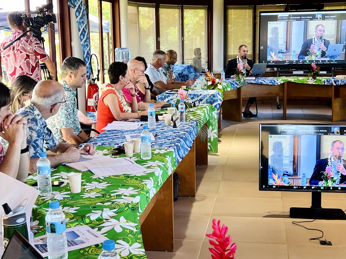 univpf's tweet photo. [PECC 1/3]

Cette semaine s'est déroulé à l'université le 'Pacific Economic Cooperation Council' (PECC) autour de la thématique "Gérer l'économie bleue"

@sup_recherche @Economie_Gouv @lesoutremer @Ecologie_Gouv @Economie_Gouv @CetopUpf https://t.co/vfZngSc6Hd